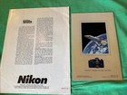 Nikon F3 Brochure   1980 Modern Photography Test Reprint Vintage Lot