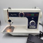 Vtg Necchi Royal Series Heavy Duty Electric Sewing Machine 3204fb W  Foot Pedal 