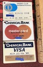 Vintage Lot Of 3 Master Card-visa-diners Club Credit Cards Miniature Keychain 83