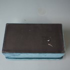 Luxury Velvet Tissue Box Holder 12  Teal Glam Rhinestone Dispenser Vanity Cover