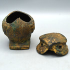 Cast Iron Owl Incense Burner Holder Vintage Japan Mcm Buddhism Meditation