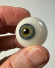 Antique German Hand-blown Human Prosthetic Glass Eye   Full Eyeball   Blue 
