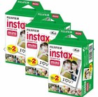 60 Sheets Fujifilm Instax Mini Instant Film For Fuji Mini 8 9 70 90 7s Sp 1 Sp 2