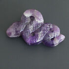 Carved Gemstone Crystal Amethyst Snake Figurine Animal Statue Home Decor 2  