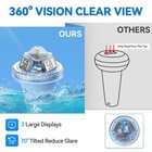 Rainpoint Wireless Digital Pool Thermometer  Floating  Anti-fog 360   Lcd Display