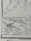 1868 Dover Port Oram Nj Historic Map Reprint Morris County Bicentennial Vntg    