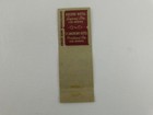 Hotel New Cornelius Portland Oregon Vintage Matchbook Cover
