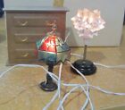 Vintage  Miniature Dollhouse Table Lamps  Set Of Three And Nightstand  Electric