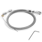 36-inch Ls Throttle Cable  Compatible With Chevrolet Ls1 Engine 1997 Silver