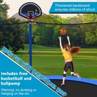 12ft Outdoor Large Trampoline Safety Enclosure Net W  Basketball Hoop Stepper
