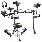 Donner Ded-200 Lite Electric Drum Kit Quiet Mesh Pad 31 Drum Kit 450 Sounds