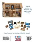 Plastic Canvas Pattern Book Log Cabin Doll House   Furniture  Outhouse  Rug   