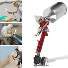Automotive Spray Gun Gravity Feed Paint Air Sprayer Hvlp Car Kit Tool 3 Nozzle