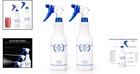 Versatile 2 Pack Heavy Duty 32 Oz Spray Bottles - Ideal For Cleaning   Gardening