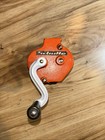 Vtg Schulte French Green Bean    Herb   Cutter   Grinder Hand Crank Clamp Orange