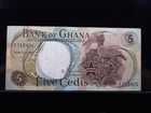 Ghana 5 Cedis 1967 Feb 23 B 1 P11a Scarce World Banknote Money I4c5401