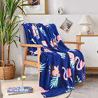 Microplush Fleece Flannel Blanket Throw- Lightweight   Ultra Soft Home 50x60 In