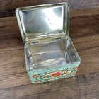 Vintage Floral Tin Designed By Daher Made In England Small