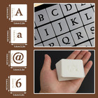 Reusable 1-inch Letter And Number Stencils - 70 Pcs For Crafting Projects