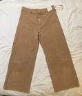 Corduroy Pants  Women s Size 12  Light Brown  High-rise  Wide-leg