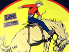 Lee Riders Jeans 50 s Vintage-style Retail Store Banner Sign Cowboy   Bronco