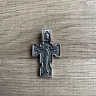 St michael Arhangel  crucifixion Sterling Silver Cross Men women