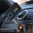Bluetooth 5 3 Music Receiver For Car home Stereo  Aux Bluetooth Adapter For C   