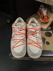 Nike Dunk Low Off-white  lot 11  Size 10 5  Preowned 