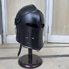 Knights Medieval Templar Armour Helmet Barbuta Crusader Helmet Larp