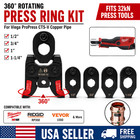 Universal 32kn Copper Pipe Press Tool Kit 1 2 -1-1 4  Fits Milwaukee M18 Rp350
