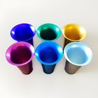 6 Pcs Anodized Aluminum Tumblers Drinking Glasses Vintage Retro Metal Cups