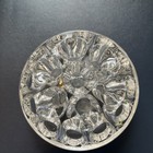 Vintage Reims Large 19 Hole Clear Glass Flower Frog