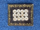 Set Of 4 Cards With Vintage Mother Of Pearl Buttons