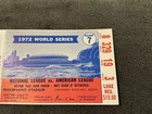 1972 World Series Game 7 Ticket Stub A s Vs Reds