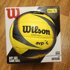 Wilson Avp Arx Volleyball Yellow Black Official Beach High Quality Game Ball