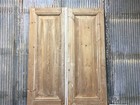 Antique French Double Doors  39 75x98  Raised Panel Doors  European Doors A497