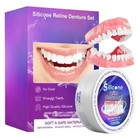 Silicone Denture Set Fit Temporary Orthodontic Teeth Dentures Fake Tooth Oral H