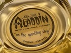 Vintage Milton Prell s Aladdin Hotel Las Vegas  Glass Ashtray 1960s Rare