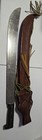 Vintage La Marca Corneta Solingen Machete No  152k With Leather Sheath 22  Blade
