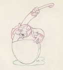 2 Disney Mother Goose Goes Hollywood Animation Drawings W c  Fields   Hat  1938