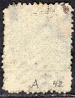 Ceylon 1863 7 Stamp Sc    58 Used