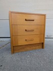 Vintage Mid Century Danish Modern 3-drawer Teak Nightstand End Table Denmark K63