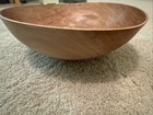 Artisan Signed Turned  Maple     Wood Bowl 12     1983  Beautiful Grain Thin Wall