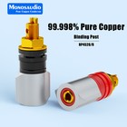 4pcs Pure Copper Binding Post Banana Plug Terminal Socket For Hifi Audio System