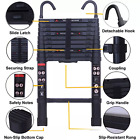 6 2m Telescopic Ladder Heavy Duty Multi-purpose Aluminium Step Long Extendable