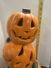 Vtg 1999 Paper Magic Stacked Jack-o-lantern Pumpkin Lighted Totem Halloween Rare