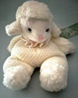 Russ Berrie Plush White Lamb   lappity   3660  Farm 8 Inch New  Spring  Easter