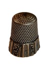 Vintage Ornate Sterling Silver Sewing Thimble 