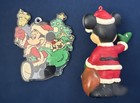 Disney Mickey Mouse Santa -santa   s World  Christmas Ornament Vintage