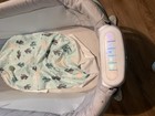 Fisher-price Portable Bassinet With Nightlight  Mesh Sides  Gray white  Oval
